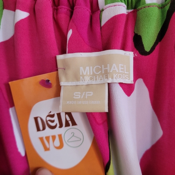 Michael Kors Pink Floral Sleeveless Dress - Picture 5 of 8